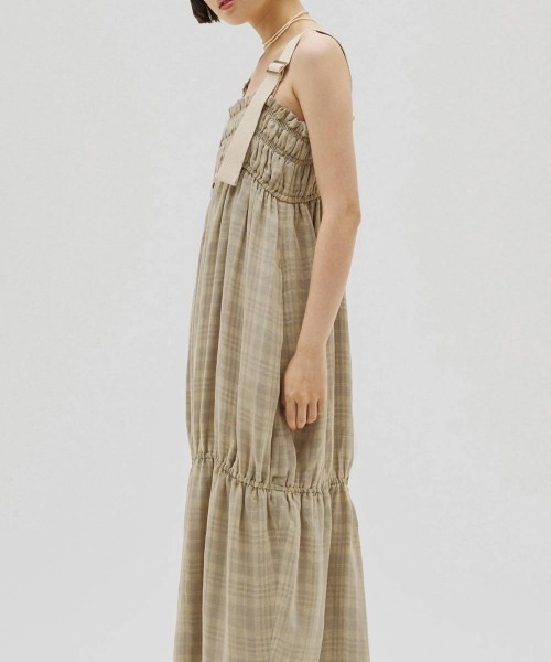 ワンピース TODAYFUL Check Jacquard Dressの画像