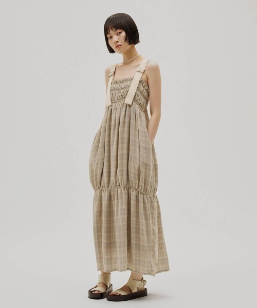 ワンピース TODAYFUL Check Jacquard Dressの画像
