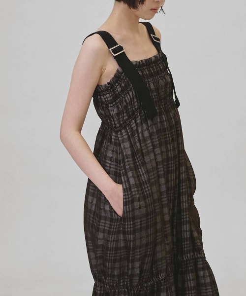 ワンピース TODAYFUL Check Jacquard Dressの画像