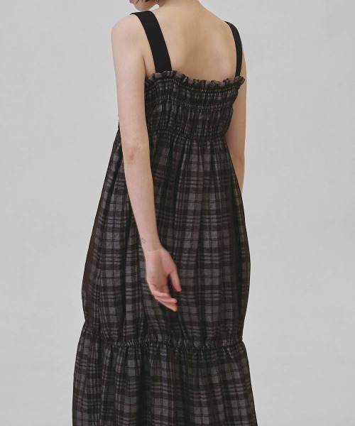ワンピース TODAYFUL Check Jacquard Dressの画像