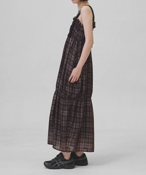 ワンピース TODAYFUL Check Jacquard Dressの画像
