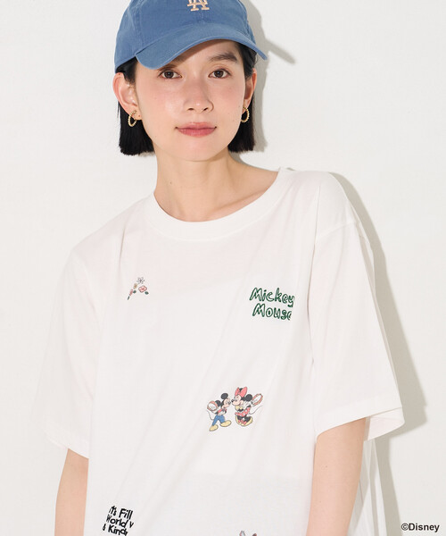 極美品　プリーツプリーズ A-POC ギザギザカットデザイン　Tシャツ ホワイト FREAK'S STORE（フリークスストア） tシャツ 「MICKEY MOUSE」レトロ総