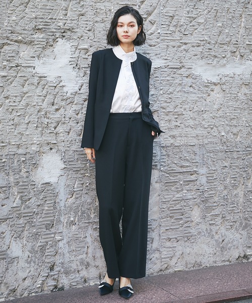 「SMILE ORCHID」 セットアップ L ネイビー レディース_画像2