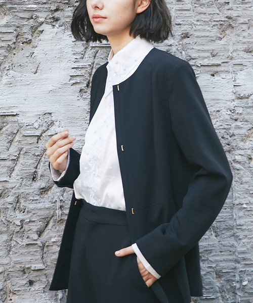 「SMILE ORCHID」 セットアップ L ネイビー レディース_画像8