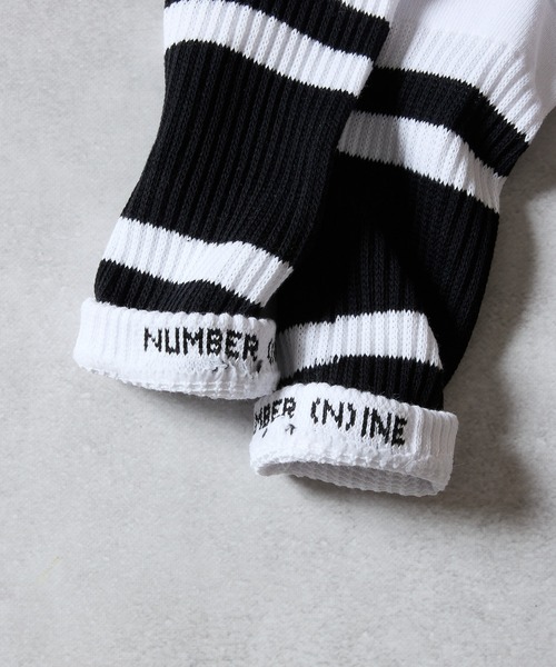 NUMBER (N)INE（ナンバーナイン） ハイソックス 靴下 100% FINE COTTON
