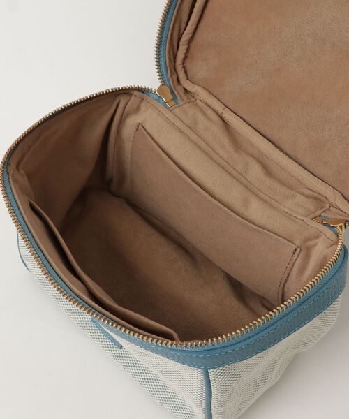 「Ch!iii BAG」 キャンバスバニティ バッグ - ブルー レディース_画像4