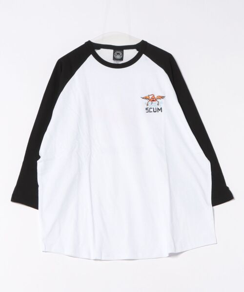 「TOY MACHINE」 長袖Tシャツ X-LARGE ホワイト系その他3 メンズ_画像2