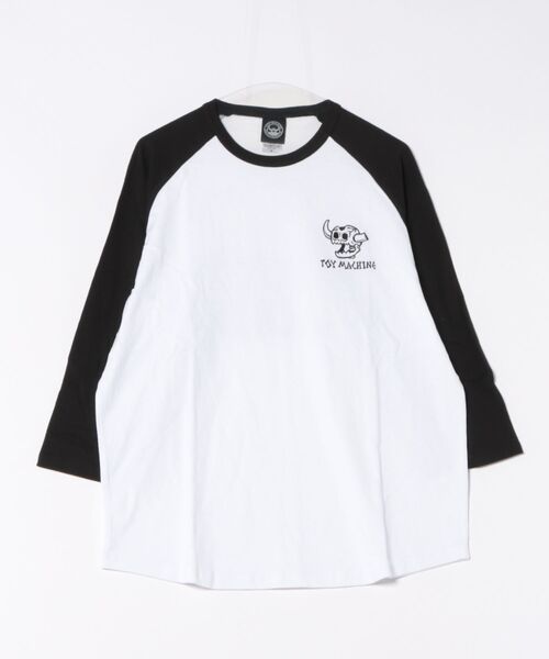「TOY MACHINE」 長袖Tシャツ X-LARGE ホワイト系その他3 メンズ_画像4