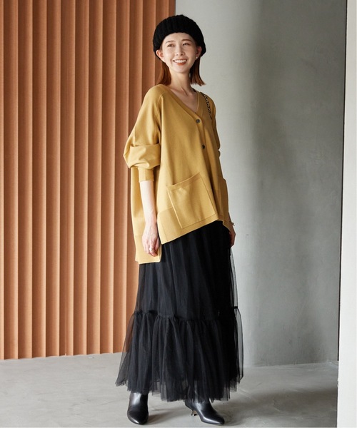 SLOBE IENA（スローブイエナ） ロングスカート 38 ネイビー レディース