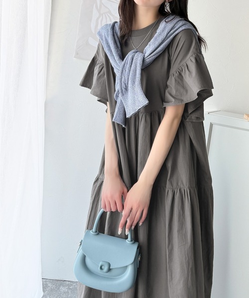 「classicalelf」 ドッキングワンピース SMALL ブラック レディース_画像5