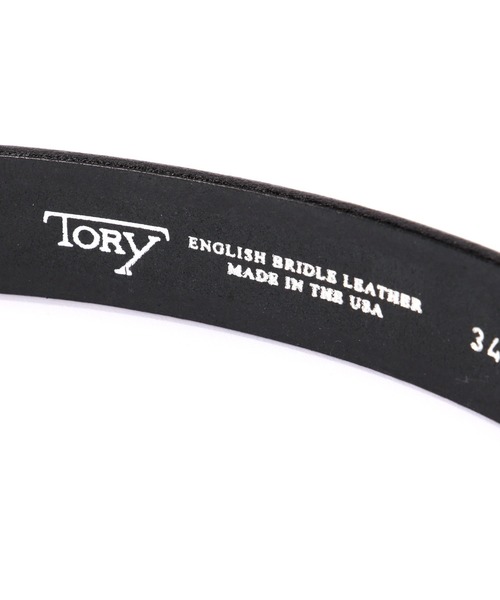 「TORY LEATHER」 ベルト 34 ブラック メンズ_画像8