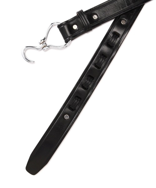 「TORY LEATHER」 ベルト 34 ブラック メンズ_画像9