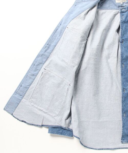「The DUFFER of ST.GEORGE」 デニムジャケット X-LARGE ライトインディゴブルー メンズ_画像3