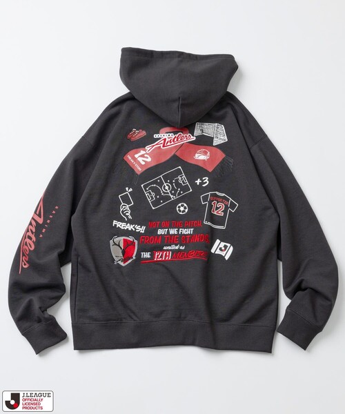 J.LEAGUE × FREAK’S STORE パーカー 【鹿島アントラーズ】 FREAK'S STORE（フリークスストア） パーカー J.LEAGUE × FREAK'S