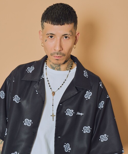 「Subciety」 半袖シャツ X-LARGE ベージュ メンズ_画像7