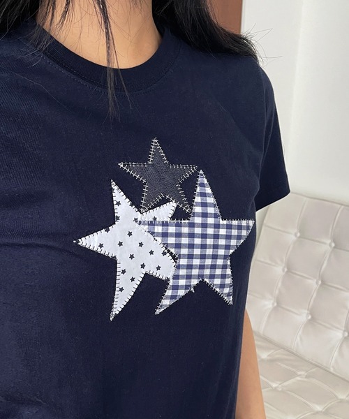 「UNE MANSION」 半袖Tシャツ FREE ホワイト レディース_画像6