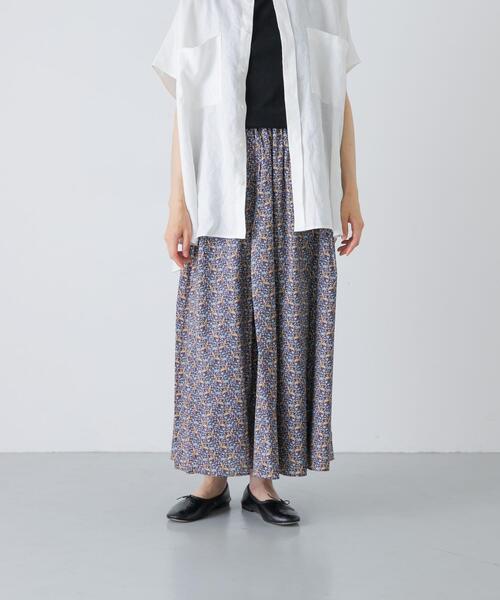 かぐれ ロング スカート リバティプリントスカート : ZOZOTOWN Yahoo