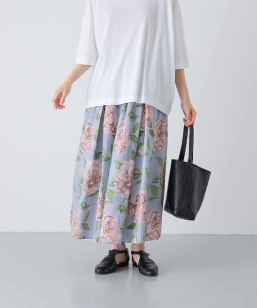 かぐれ ロング スカート リバティプリントスカート : ZOZOTOWN Yahoo
