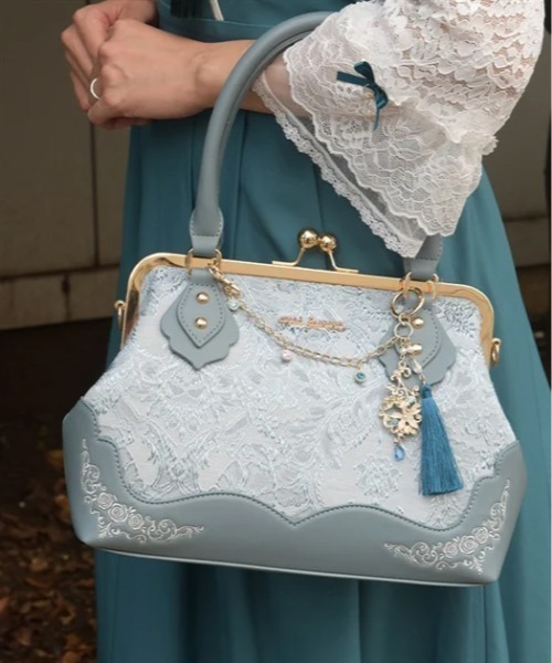 axes femme（アクシーズ ファム） ボストンバッグ ジャガードがま口