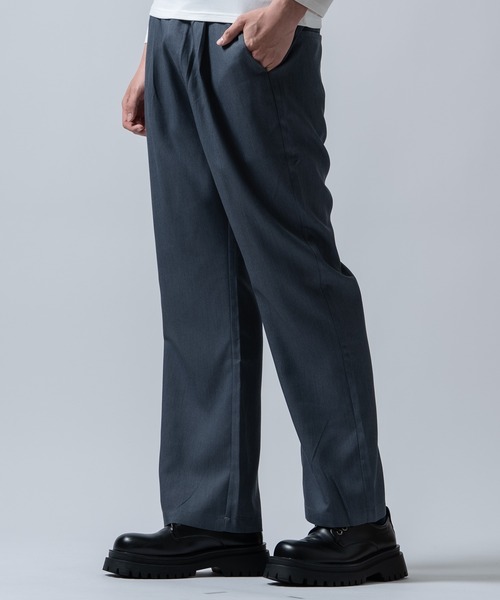 スラックス セミワイド ストレートパンツ メンズ : ZOZOTOWN Yahoo!店