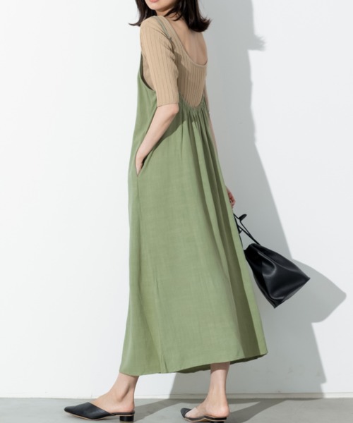 ワンピース Coco Eririkoさん着用 低身長向けsサイズ対応 バックオープンキャミワンピース Zozotown Paypayモール店 通販 Paypayモール