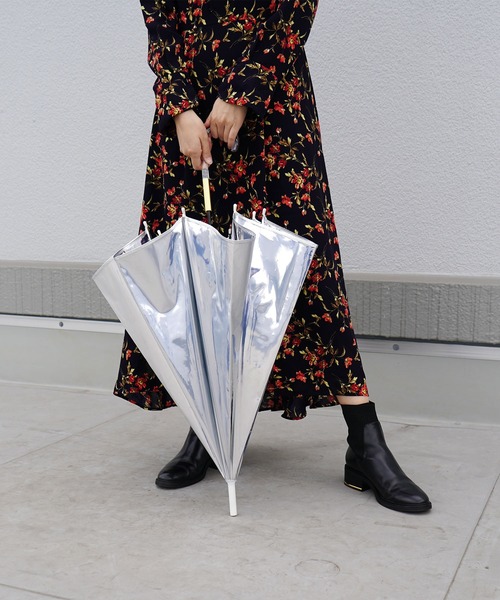 Wpc. 傘 プラスチックアンブレラ（ビニール傘）シルバービニール