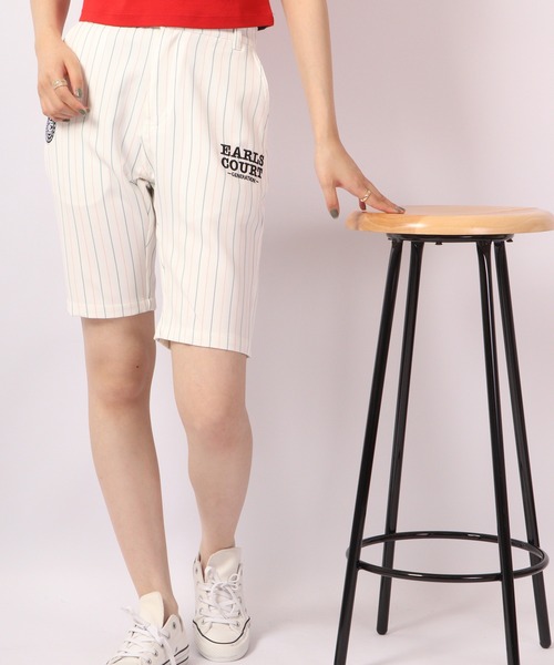 FUNALIVE パンツ GENERATION LINE ストライプショートパンツ