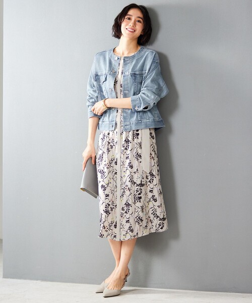 自由区　デニムジャケット 自由区（ジユウク） デニムジャケット gジャン USUKARU DENIM ノー