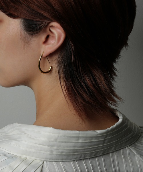 ORLEAN ピアス 金属アレルギー対応 ドリッピングラウンドフックピアス