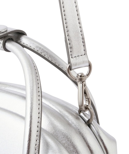 ショルダーバッグ バッグ OSOI/オソイ/別注CIRCLE MINI -SILVER