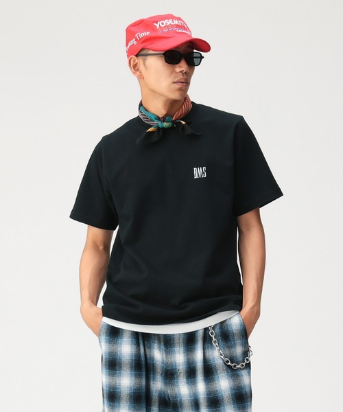 BEAMS（ビームス） tシャツ ベーシックフィット BMS ロゴ Tシャツ