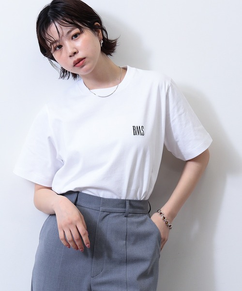 tシャツ Tシャツ レディース BEAMS / BMSロゴ ベーシック Tシャツ｜zozo｜05