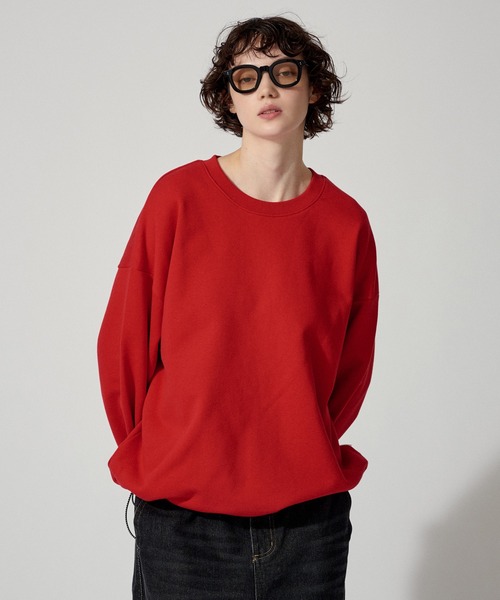 トレーナー スウェット BPY CUTOUT SWEATSHIT レディース WETTEMPT トレーナー スウェット HEAVY WEIGHT DRAW CORD SWEAT
