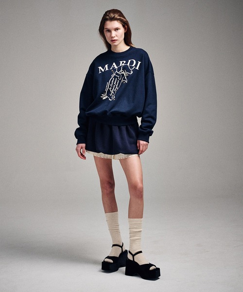 Mardi Mercredi トレーナー スウェット SWEATSHIRT SWING THE