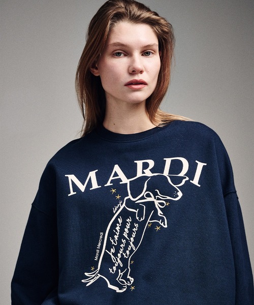 Mardi トレーナー 即発】MARDI MERCREDI SWEATSHIRT FLOWERMARDI BLOSSOM 韓国