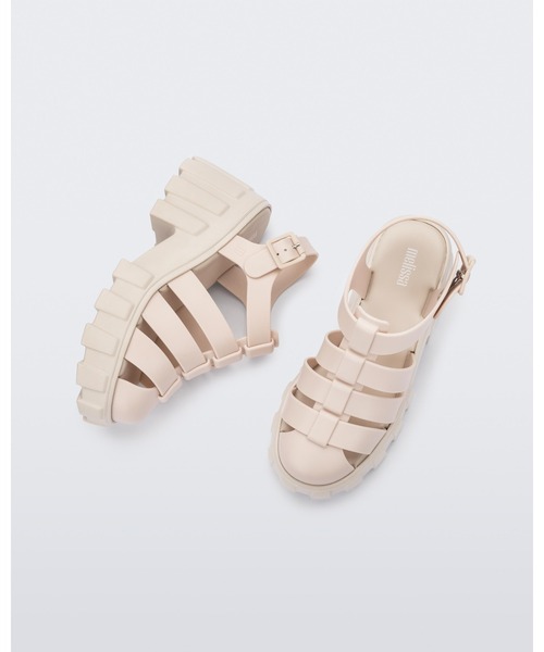 【関税込み】Melissa ベージュ Megan ヒールサンダル Megan Platform in Beige – Melissa Shoes