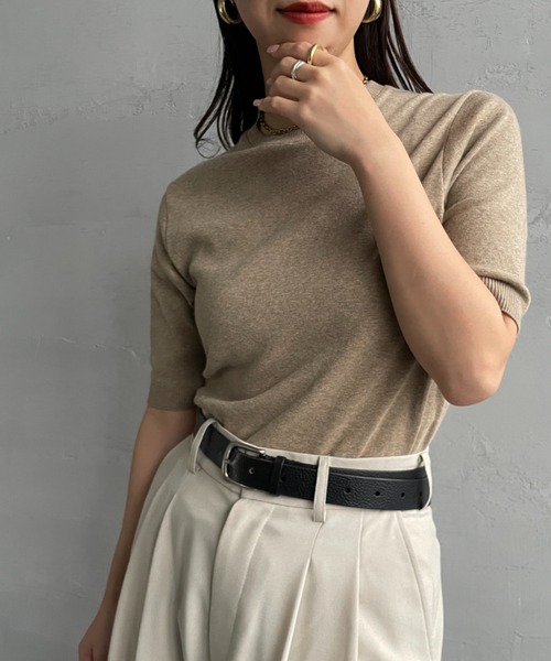 gicipi ニット セーター 「GICIPI/ジチピ」 ARGENTO ショート