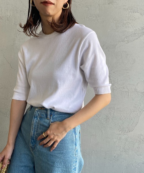 gicipi ニット セーター 「GICIPI/ジチピ」 ARGENTO ショート