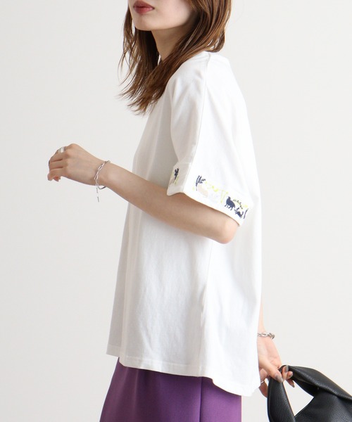 Emago tシャツ EMAGO 星座刺繍ドルマンT レディース : ZOZOTOWN