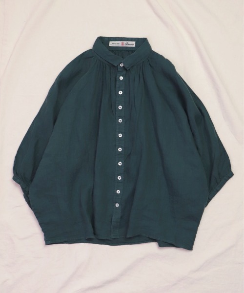 ブラウス シャツ 「Brocante / ブロカント」  リネンキャンバス マランプルオーバー レディース 楽天市場】【SALE！20%OFF】ブロカント Brocante リネン
