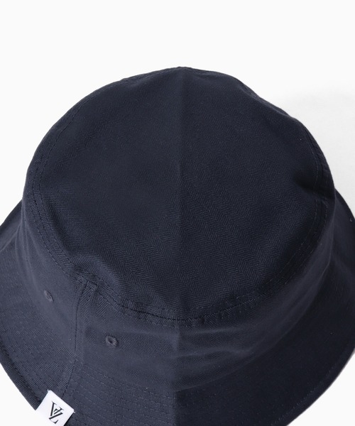 VARZAR 帽子 ハット VARZAR/バザール Herringbone label bucket