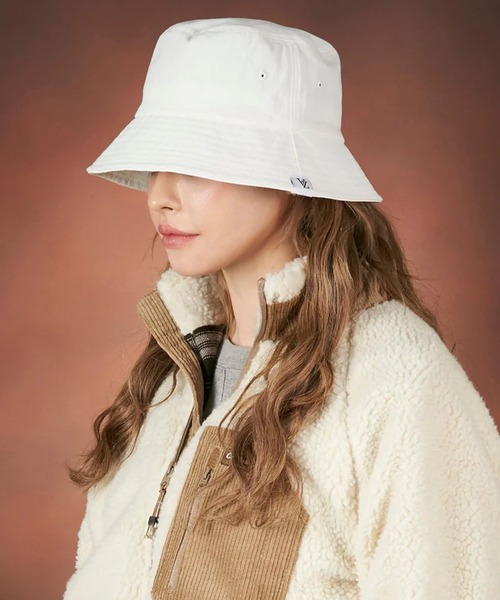 VARZAR 帽子 ハット VARZAR/バザール Herringbone label bucket