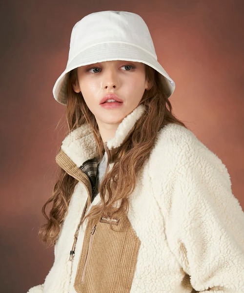 VARZAR 帽子 ハット VARZAR/バザール Herringbone label bucket