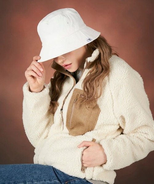 【VARZAR】Herringbone label bucket hat▲SEVENTEEN着用 VARZAR(バザール) Herringbone label bucket hat black