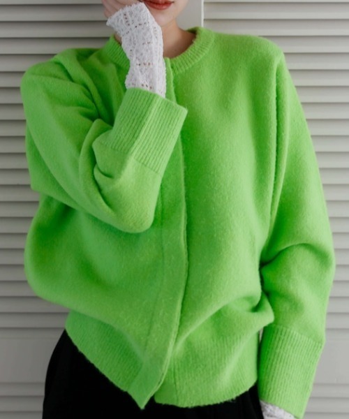 Katrin TOKYO カーディガン lace sleeve knit cardigan レディース