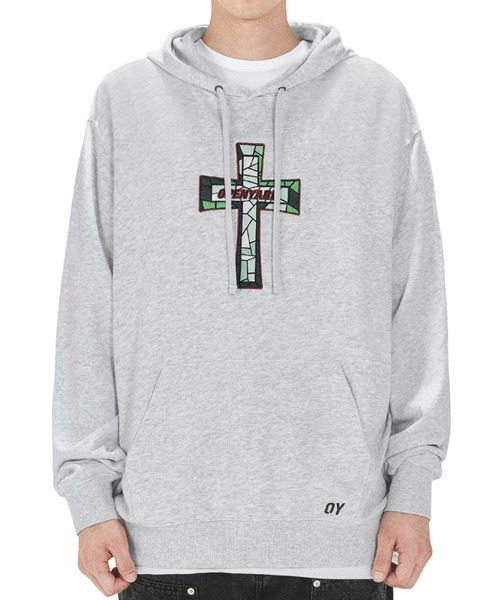 パーカー 「OY/オーワイ」 STAINED GLASS CROSS HOODIE/グラスクロスフーディー レディース メンズ_13