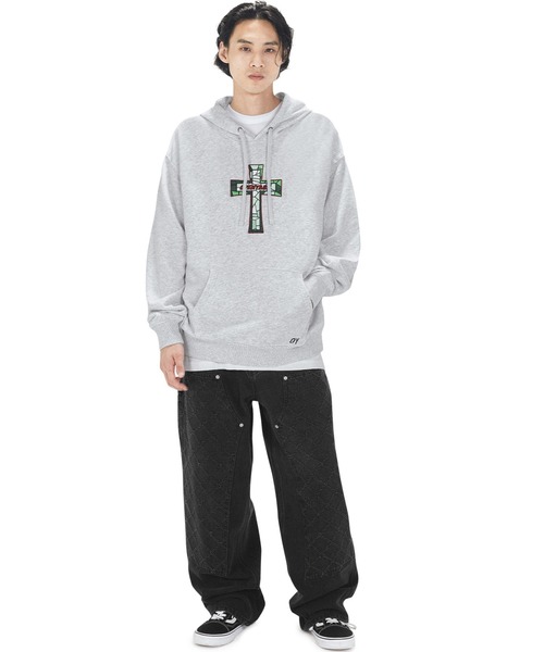 パーカー 「OY/オーワイ」 STAINED GLASS CROSS HOODIE/グラスクロスフーディー レディース メンズ_16
