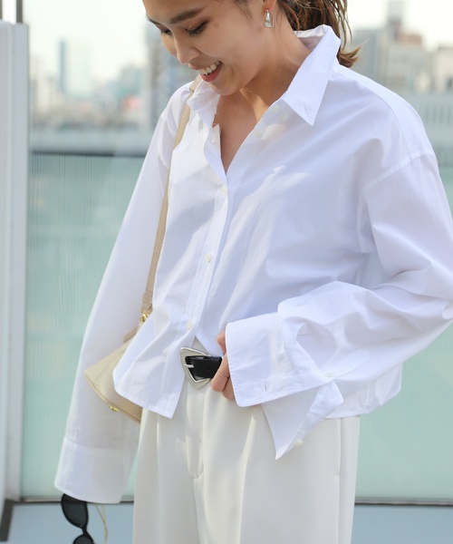 「Deuxieme Classe」 長袖シャツ - ブルー レディース Deuxieme Classe 「Deuxieme Classe」 長袖シャツ - ブルー