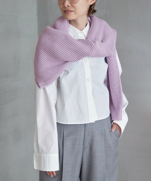 「Deuxieme Classe」 長袖シャツ - ブルー レディース Deuxieme Classe 「Deuxieme Classe」 長袖シャツ - ブルー