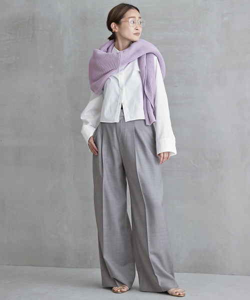「Deuxieme Classe」 長袖シャツ - ブルー レディース Deuxieme Classe 「Deuxieme Classe」 長袖シャツ - ブルー